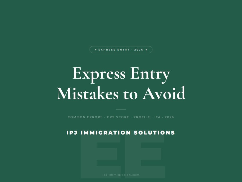 Common Express Entry mistake to avoid in 2026, including CRS score, profile, and ITA errors.